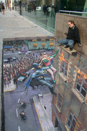 Julian Beever - batman