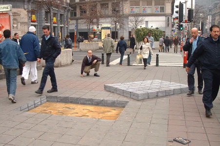 Julian Beever - chodnik