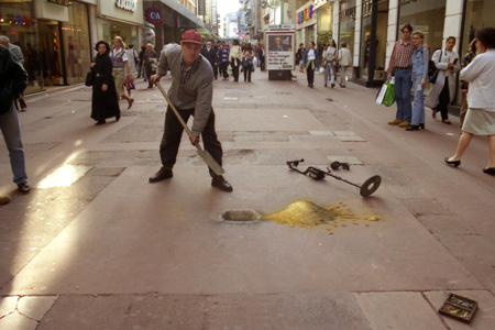 Julian Beever - w poszukiwaniu skarbu