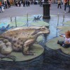 Julian Beever - żaba