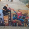 Julian Beever - spiderman